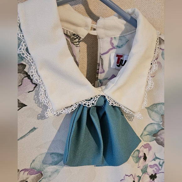 Vintage dress Floral print size medium - Picture 7 of 8